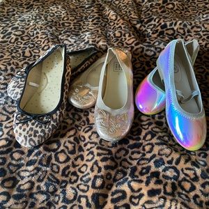 Bundle of 3 Pairs Girls Flats